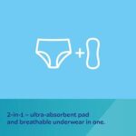 5бр. еднократни бикини 2в1 с вградена вложка/превръзка за след раждане - Image 4