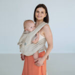 LoveTie хибридна раница за бебета 1м.+, Love and Carry от 3,5 до 15кг Nougat - Image 2