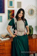 LennyLamb Lenny Light  компактна регулируема слингова раница от тъкан слингов плат Peanut