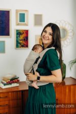 LennyLamb Lenny Light  компактна регулируема слингова раница от тъкан слингов плат Peanut - Image 6