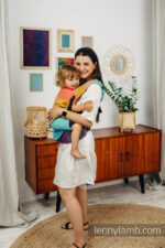 LennyLamb Lenny Light  компактна регулируема слингова раница от тъкан слингов плат  Agave - Image 4