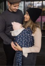 Еластичен слинг Manduca 100%биопамук Лимитиран Rainbow Night дъги - Image 3