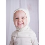 Детска шапка, балаклава 100%мериносова вълна универсален размер 1,5-4г.