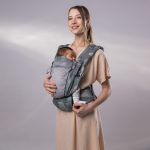 Love and Carry ONE регулируема ергономична раница с падащ панел и платка за кръста Forest органичен памук , тъкан плат - Image 4