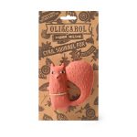Oli&Carol + Donna Wilson 2в1 Многофункционална чесалка за зъби 0+ и играчка за баня 100%естествен каучук Cyril - Image 2