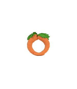 OLI&CAROL 2В1 МНОГОФУНКЦИОНАЛНА ЧЕСАЛКА ЗА ЗЪБИ 0+ И ИГРАЧКА ЗА БАНЯ 100%ЕСТЕСТВЕН КАУЧУК Морковчето Cathy - Image 6