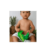 Oli&Carol Kale 2в1 Многофункционална чесалка за зъби 0+ и играчка за баня 100%естествен каучук - Image 3