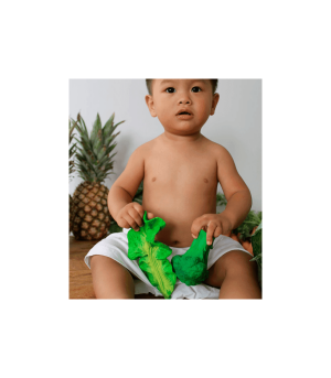 Oli&Carol Kale 2в1 Многофункционална чесалка за зъби 0+ и играчка за баня 100%естествен каучук - Image 3