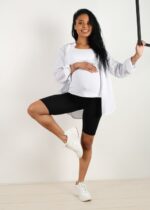 3/4 клин за бременни " Мила"  черен последни С - Image 3