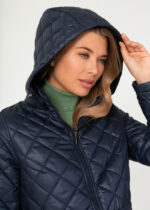 Стилно палто за бременни "Лестър" яке за бременни 2в1 капитонирано последни M - Image 5