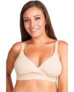 Мек памучен сутиен за бременни и кърмачки DUO , с вадеща се подплънка , без банели - Image 3