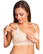 Мек памучен сутиен за бременни и кърмачки DUO , с вадеща се подплънка , без банели - Image 6