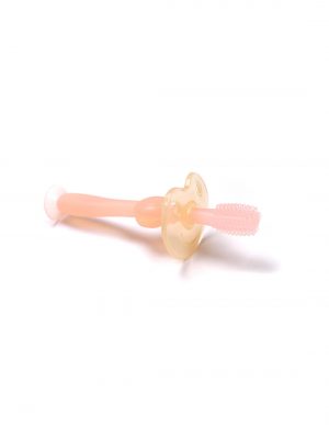 Haakaa силиконова четка за зъби, 360 градуса, 6м.+  различни разцветки - Image 3