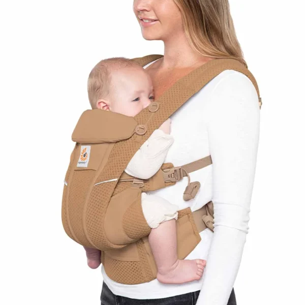 Ергономична раница Ergobaby Omni Breeze  с мрежест панел регулируемa Camel - Image 3