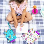 Snack & Doodle комплект 2бр. многократни пликчета за храна + 2 плоскости за водно рисуване - Image 6