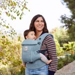 Ергономична раница Ergobaby ADAPT Softflex Mesh с мрежест панел Slate Blue максимална проветривост