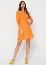 Рокля за бременни и кърмещи "Алиша" манго