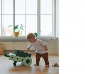 MODU Дания *NEW* 3in1 Walker - иновативна проходилка и играчка 22части оранжев - Image 3