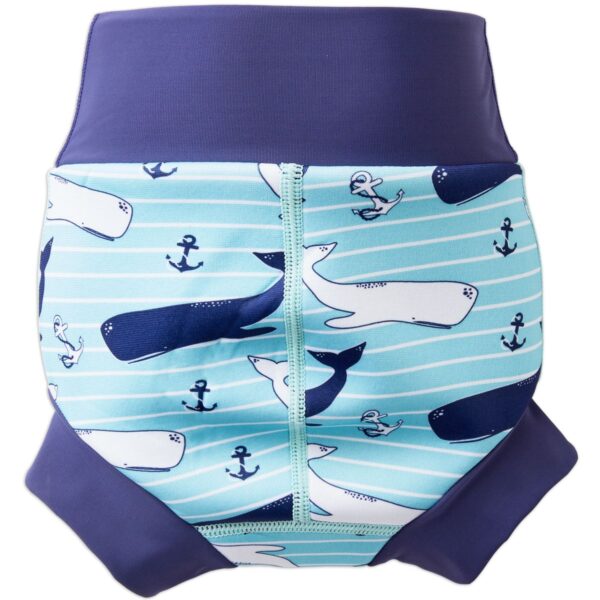 Бански за бебе , бебешки бански за плуване с 50+UV SplashAbout Happy Nappy Англия неопрен Moby - Image 3