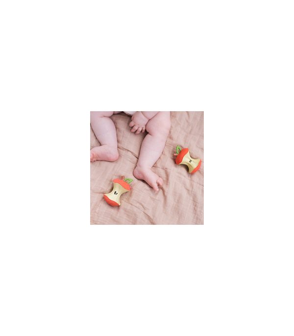 Oli&Carol Кейко бобчето 2в1 Многофункционална чесалка за зъби 0+ и играчка за баня 100%естествен каучук - Image 8