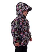 Детскo софтшел яке  (есен/зима) мексикански черепи, ветро- и водоустойчиво 10 000мм