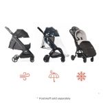 Компактна количка Metro+ Deluxe на Ergobaby Empire State Green с включени борд и поставка за чаша - Image 10