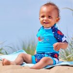 2в1 Бански за бебе , цял костюм за плуване с 50+UV  Splash About Under the Sea - Image 4