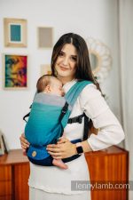 LennyLamb Lenny Light  компактна регулируема слингова раница от тъкан слингов плат Airglow