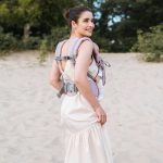 Love and Carry ONE регулируема ергономична раница с падащ панел и платка за кръста цвят Bloom тъкан плат - Image 4