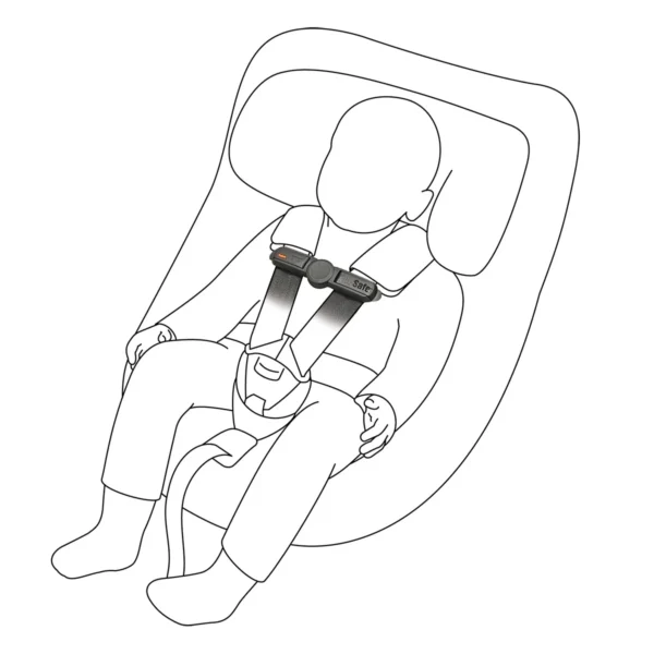 BeSafe универсална обезопасителна скоба за колани Belt Keeper за всяко столче - Image 3
