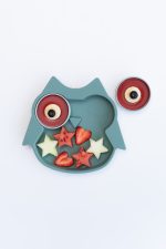 Tidy Tot Анлия силиконова чиния с вендузи - Бухалче или Лисичка