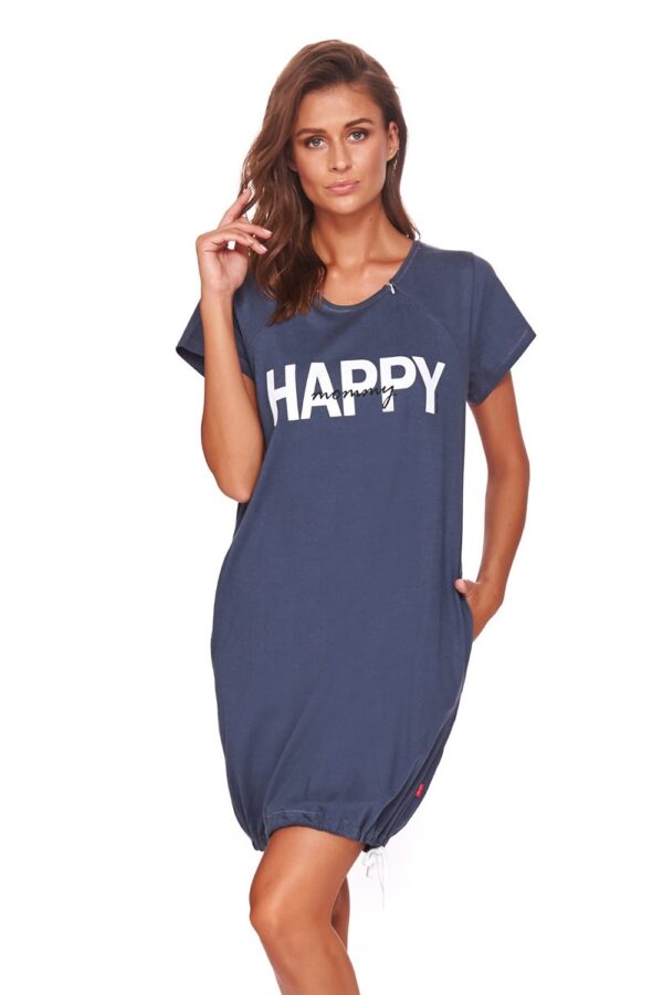 Нощница за бременни и кърмачки Happy Mommy 100%Памук - Image 2