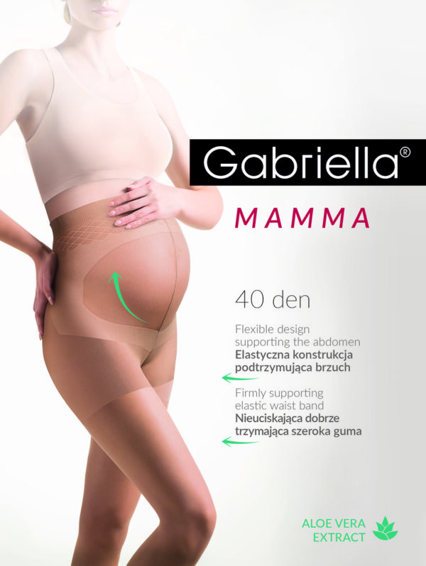 Чорапогащи за бременни жени с Aloe Vera екстракт 40 графит - Image 3