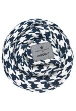 Еластичен слинг Manduca 100%биопамук Лимитиран Pepita Navy - Image 2