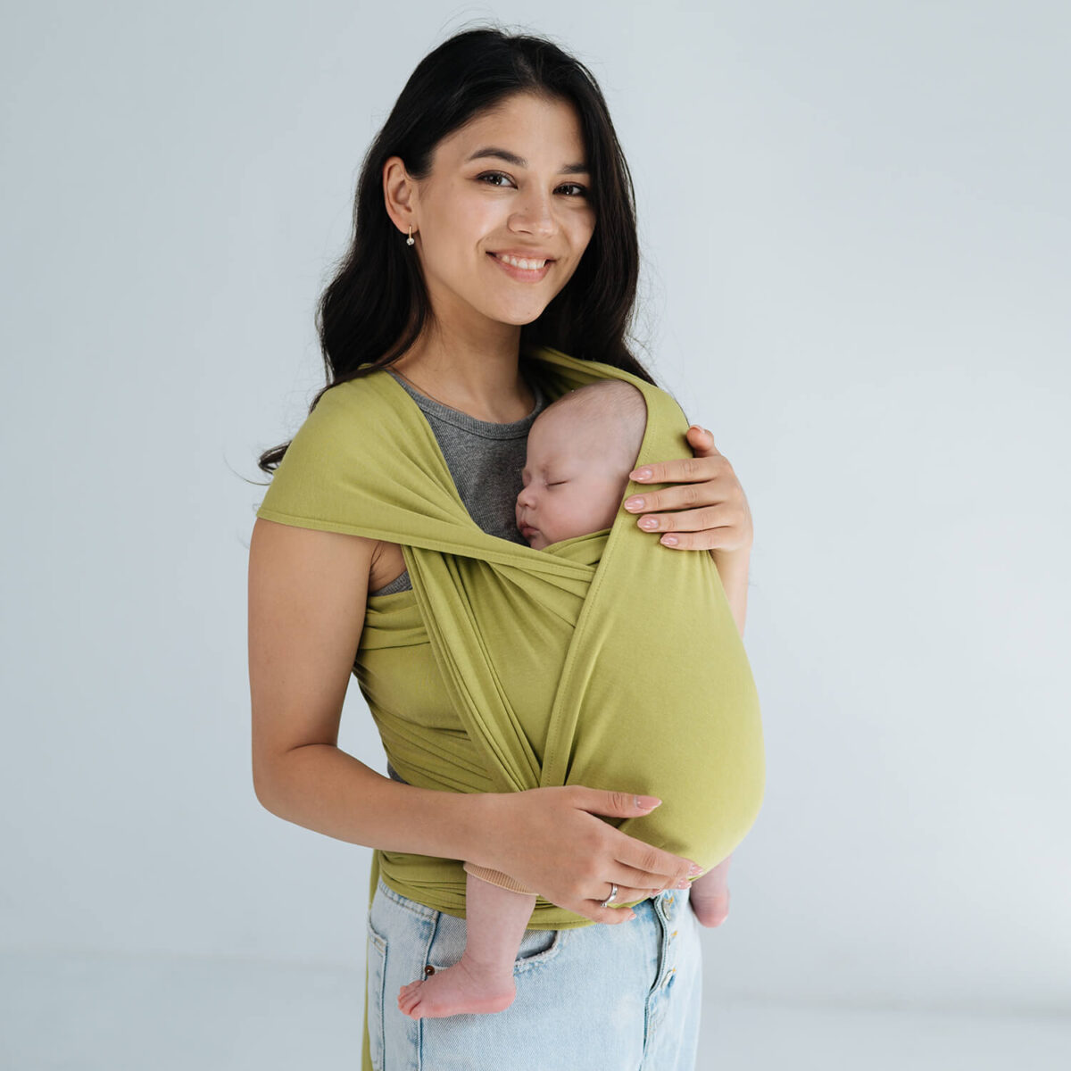 Еластичен слинг  Love and Carry WASABI - Image 4