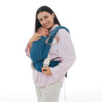 Love and Carry ONE регулируема ергономична раница с падащ панел и платка за кръста Лимитирана Denim - Image 3
