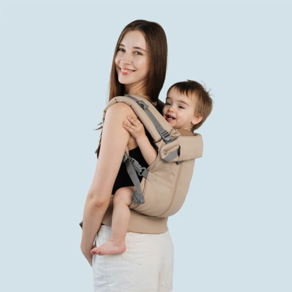 Love and Carry ONE AIR X регулируема ергономична раница за по-големи деца цвят Кашу