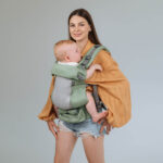 Love and Carry ONE AIR X регулируема ергономична раница за по-големи деца Зелена