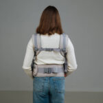 Хипсийт Love and Carry 6-в-1 ергономична раница за носене на бебе със седалка Grey-Beige - Image 3