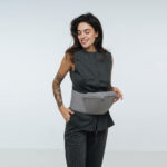 Хипсийт Love and Carry 6-в-1 ергономична раница за носене на бебе със седалка Grey - Image 3