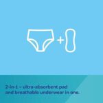 5бр. еднократни бикини 2в1 с вградена вложка/превръзка за след раждане - Image 4