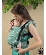 Ергономична раница Isara The One регулируема слингова Маjestic Forest зелена