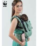 Ергономична раница Isara The One регулируема слингова Маjestic Forest зелена - Image 5