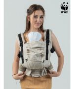 Ергономична раница Isara The One регулируема слингова лимитирана WWF бежова