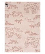 Ергономична раница Isara The One регулируема Sandy Wildlife WWC животни - Image 3