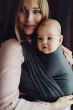 Тъкан слинг Little Frog  р.6 М (4,6mx0,7m) Moonstone тъмен - Image 4