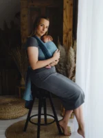 Тъкан слинг Little Frog р.6 М (4,6mx0,7m) TENCEL™ Atmosphere Cube - Image 2