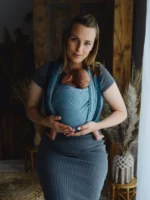 Тъкан слинг Little Frog р.6 М (4,6mx0,7m) TENCEL™ Atmosphere Cube