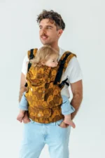 LennyUpGrade PRO ергономична раница за носене на бебе ,регулируема 0-36м. , Lenny Lamb Капибари - Image 4
