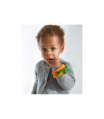 OLI&CAROL 2В1 МНОГОФУНКЦИОНАЛНА ЧЕСАЛКА ЗА ЗЪБИ 0+ И ИГРАЧКА ЗА БАНЯ 100%ЕСТЕСТВЕН КАУЧУК Морковчето Cathy - Image 4